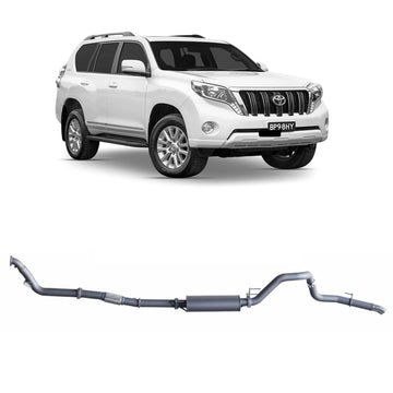Redback Extreme Duty Exhaust for Toyota Prado 120/150 Series 1KD-FTV (11/2006 - 07/2015) - Brixton 4x4 - Buy Online Now!